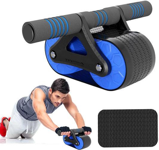 2023 New Ab Roller Wheel, Automatic Rebound Abdominal Wheel, Ab Abdominal Exercise Roller Elbow Support Gym Equipment for Home